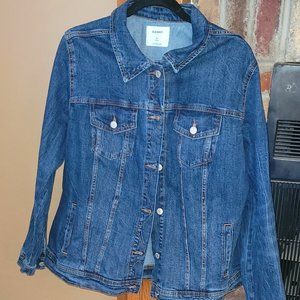 Old Navy denim jacket 2X plus size never worn
